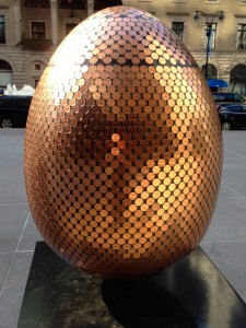 “The Golden Lincoln Cent Egg “ Jane Morgan’s Egg #egg6