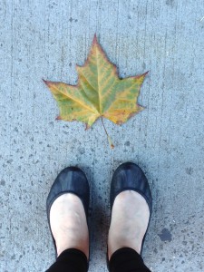 My feet welcoming fall 2013 and always in admiration of great New Yorkers