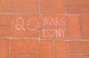 Sidewalk Chalk Writing 