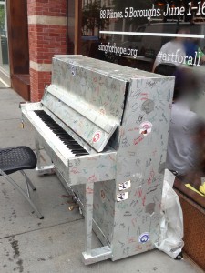 Sing for Hope Piano in SoHo