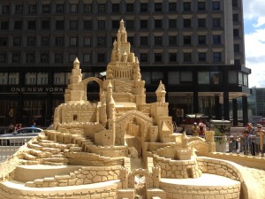 Sand Castle masterpiece by Matt Long at Water Street POPS! 2013